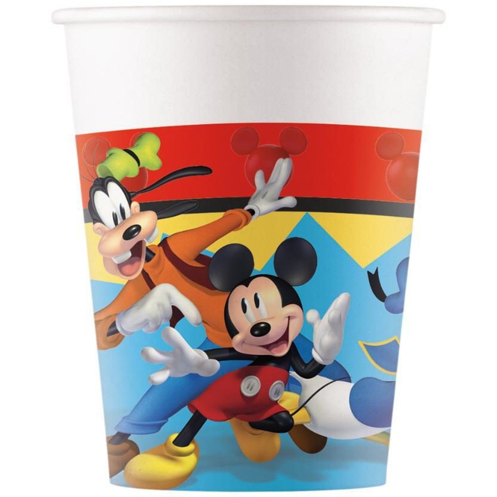 Mickey Mouse Papkrus - 8 stk (200 ml) | Mickey Mouse Krus - Temashop