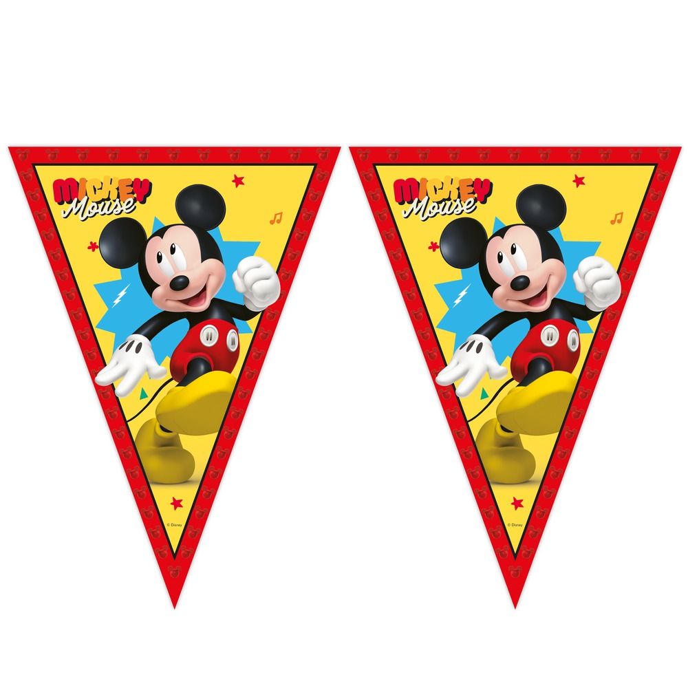 Mickey MouseÂ® Flagbanner Gul