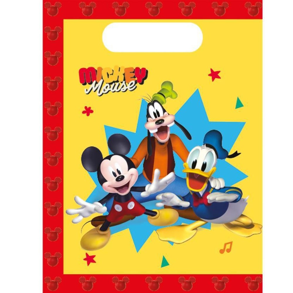 Mickey Mouse Slikposer - 4 stk | Mickey Mouse Poser / Goodiebags - Temashop