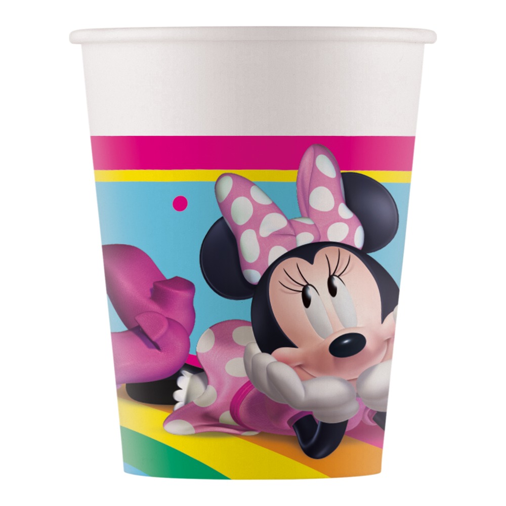 Minnie Mouse Papkrus - 8 stk (200 ml) | Minnie Mouse Krus - Temashop
