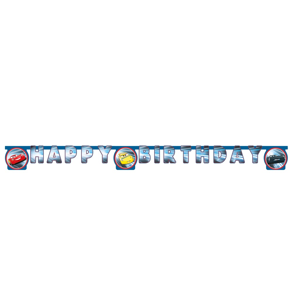 CarsÂ® Happy Birthday Papirbanner