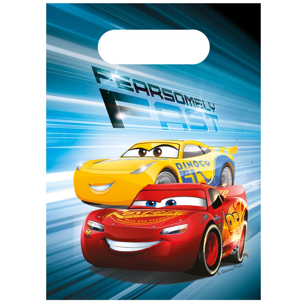 Cars Partyposer - 4 stk | Cars Poser / Goodiebags - Temashop