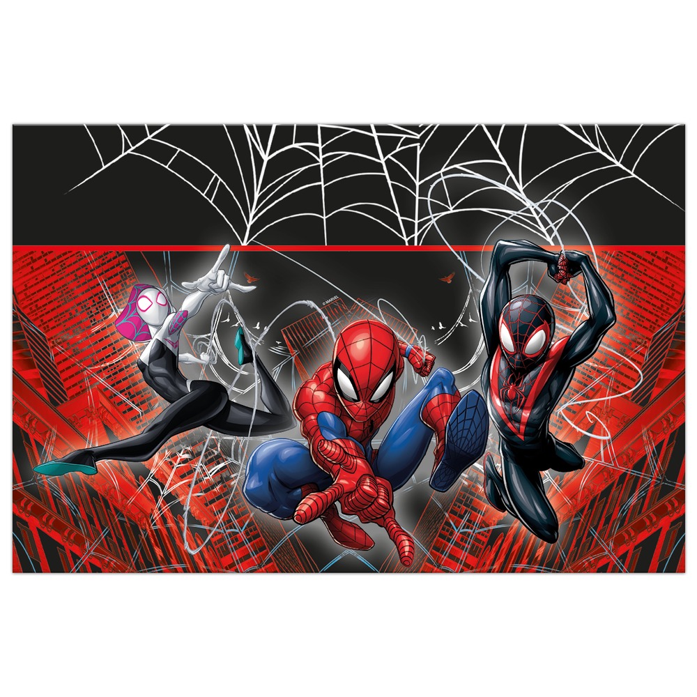 Spider-Man World Of Webs Dug - 1 stk (120 x 180 cm) | Spider-Man Duge - Temashop
