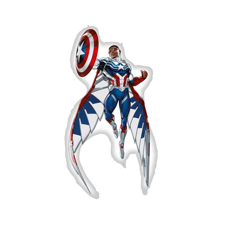 Captain AmericaÂ® Sam Wilson Supersize Folieballon