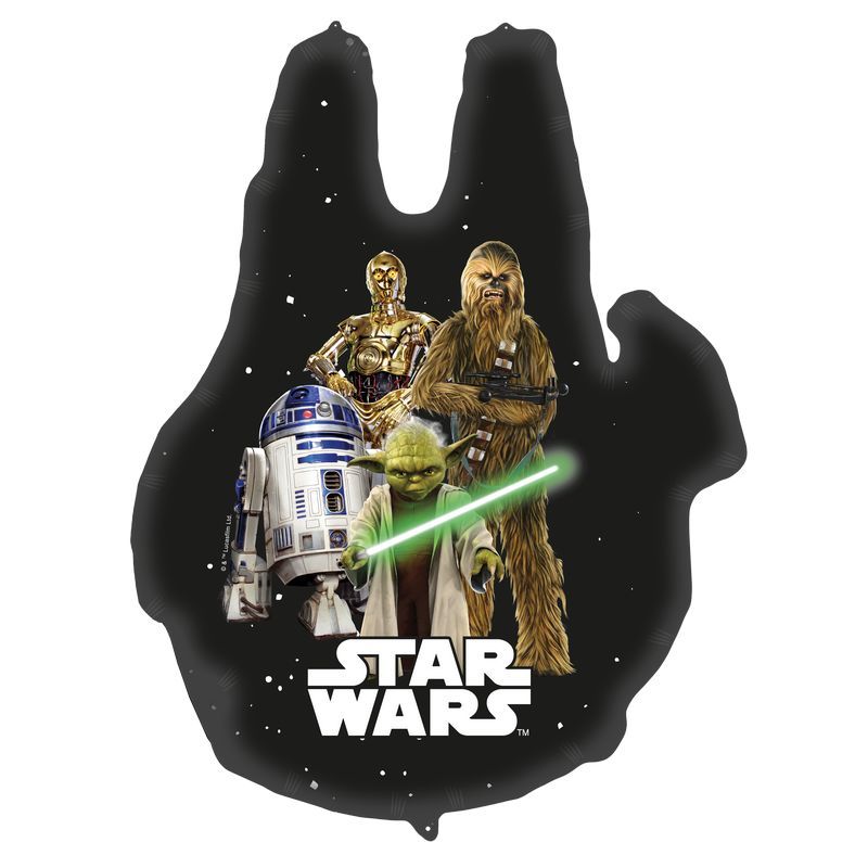 Star Wars Jedi Supersize Folieballon - 1 stk | Star Wars Folieballoner - Temashop