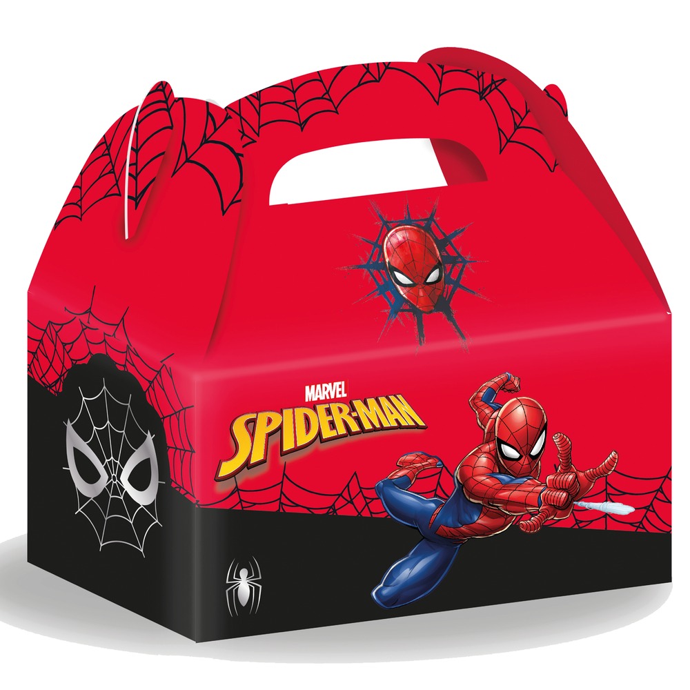 Spider-Man Æsker Rød/Sort - 4 stk | Spider-Man Æsker - Temashop