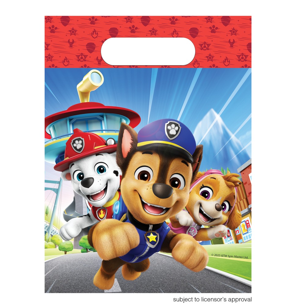 Paw Patrol Partyposer - 6 stk | Paw Patrol Poser / Goodiebags - Temashop