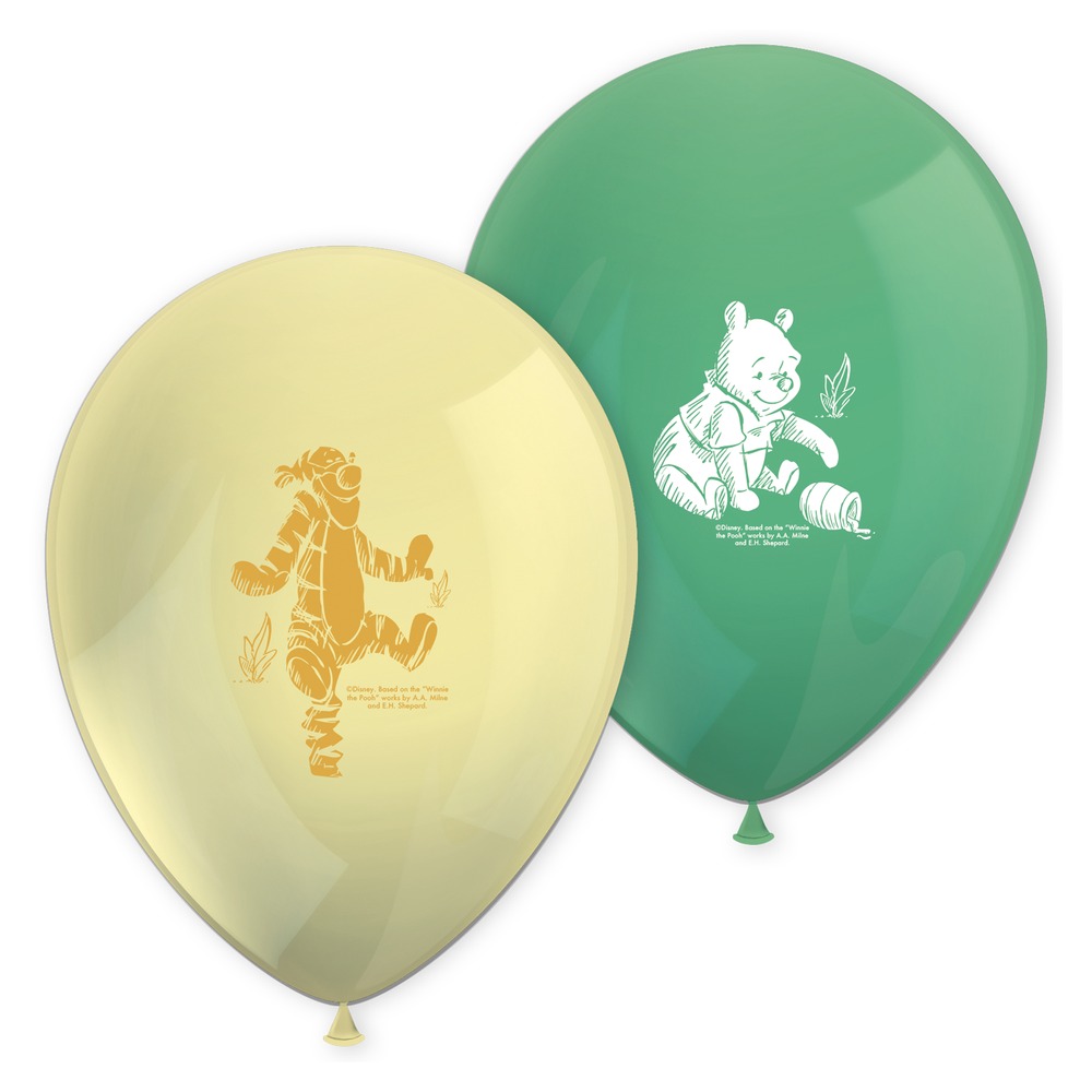 Peter PlysÂ® Latexballoner Gul/Mintgrøn