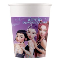 K-POP Demon Hunters FSC Papkrus 200 ml - 8 stk | KPop Demon Hunters Bægre - Temashop