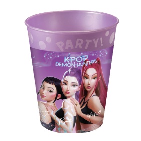 K-POP Demon Hunters Genanvendelige Festkrus Lilla - 4 stk | KPop Demon Hunters Bægre - Temashop