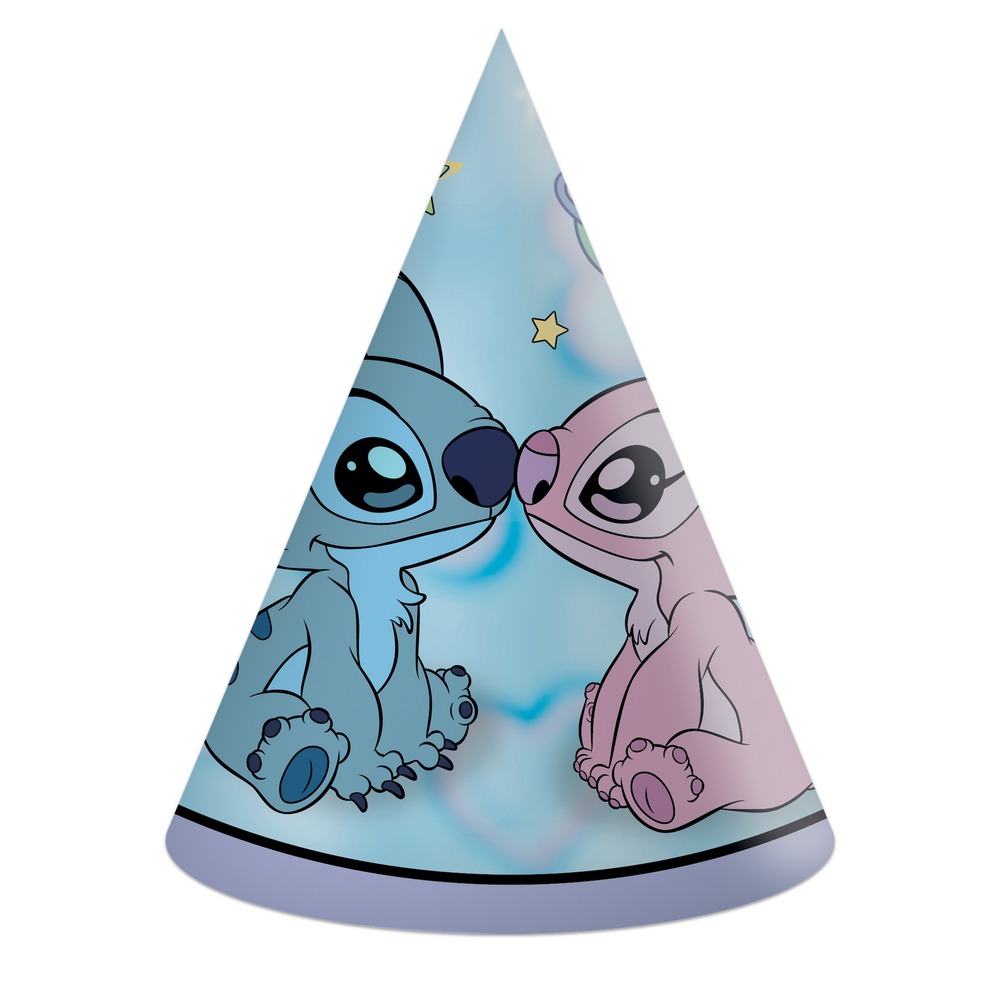 Stitch Partyhatte - 6 stk | Lilo & Stitch Partyhatte - Temashop