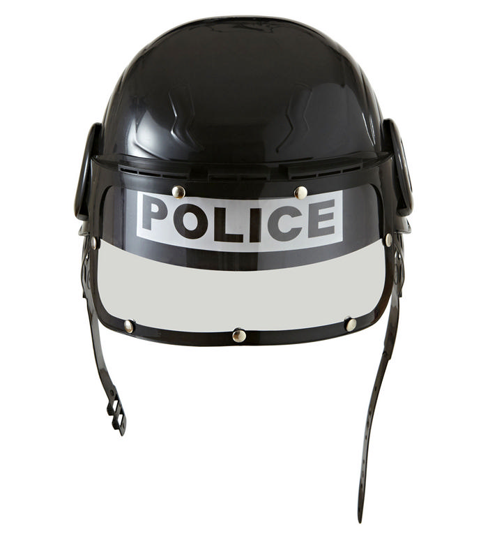 Politi Børnehjelm | Politi Hat / Hue / Hjelm - Hovedtilbehør - Temashop