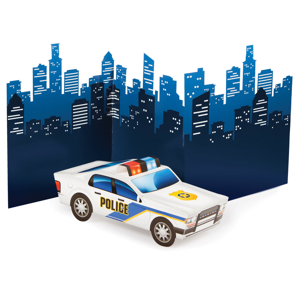 Politi Borddekorationer - 2 stk (29,8 x 78,6 cm, 11,4 x 30,5 cm) | Politi Centerpieces - Temashop