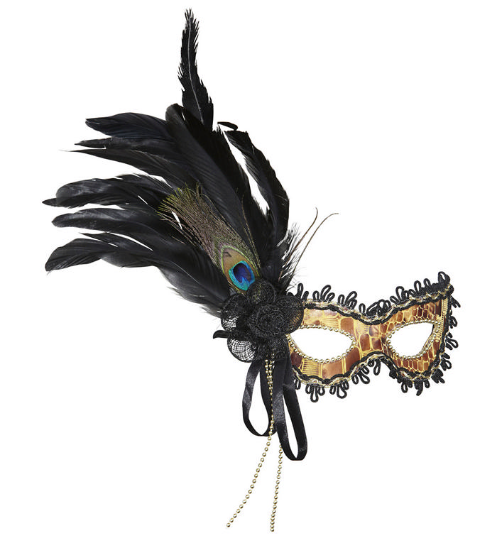 Pragt Øjenmaske | Masquerade Maske - Hovedtilbehør - Temashop