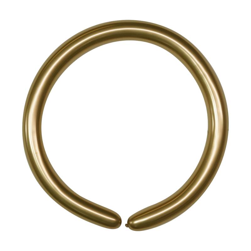 Premium Figurballoner Chrome Guld