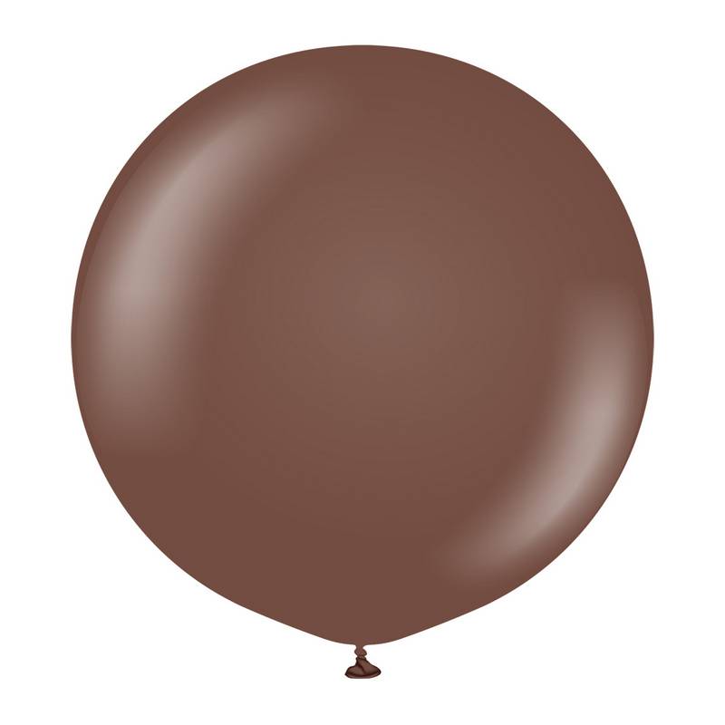 Premium Kæmpe Latexballoner Chocolate Brown - Temashop