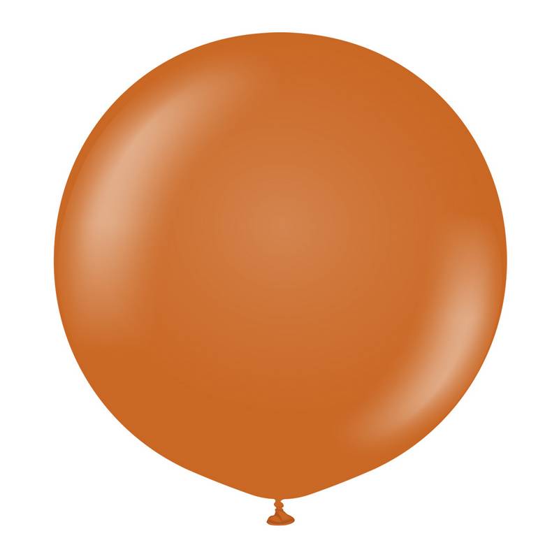 Premium Kæmpe Latexballoner Rust Orange | Orange tema Latexballoner - Temashop