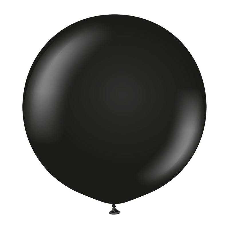 Premium Kæmpe Latexballoner Sort - Temashop