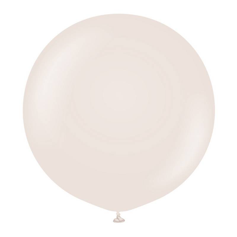 Premium Kæmpe Latexballoner White Sand - Temashop