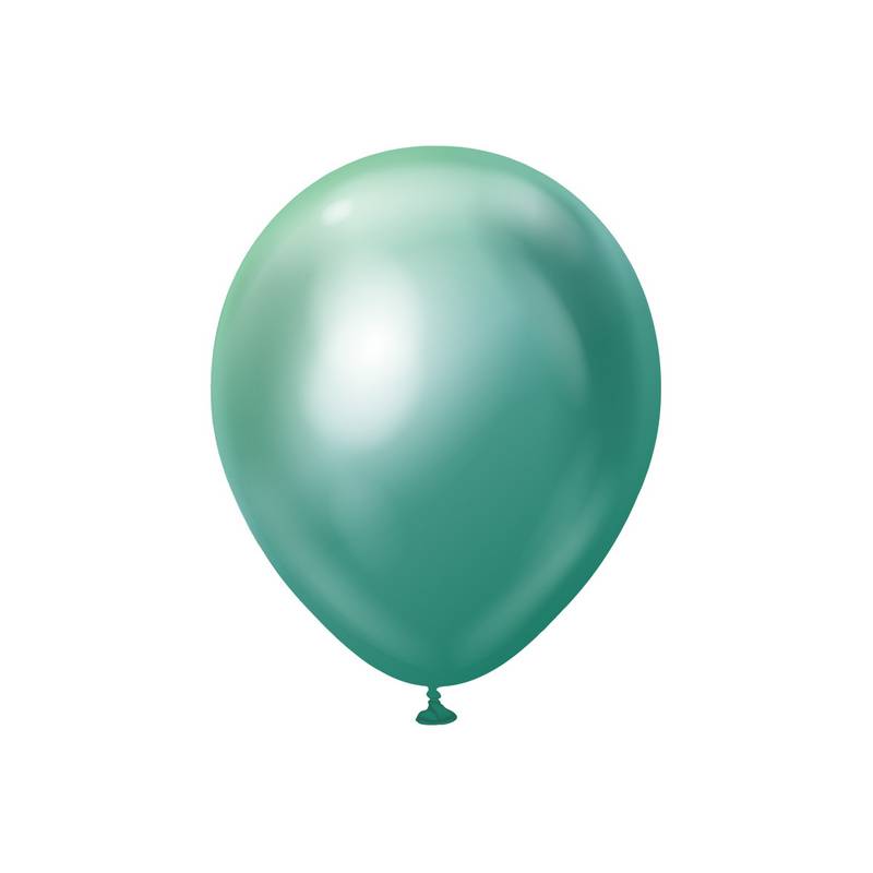 Premium Latexballoner Chrome Grøn | Grønt tema Latexballoner - Temashop
