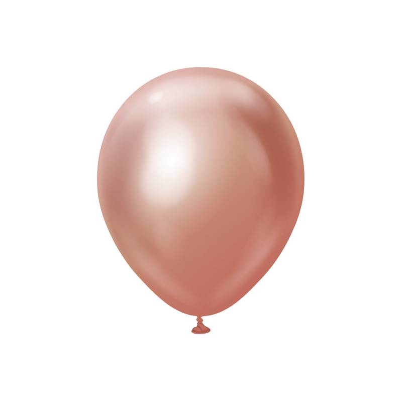 Premium Latexballoner Chrome Rosaguld | Rosaguld tema Latexballoner - Temashop