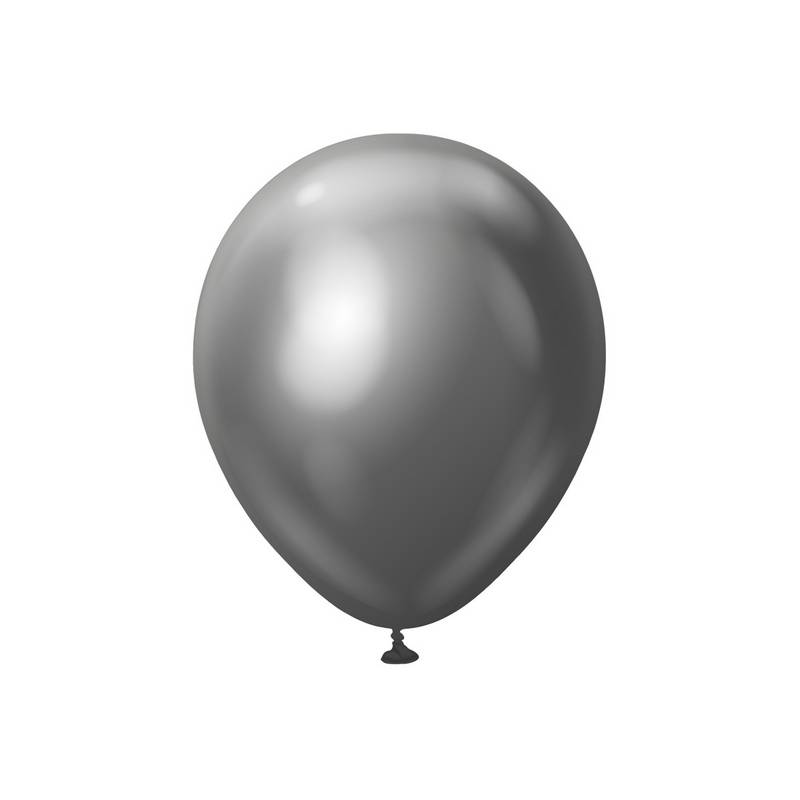 Premium Latexballoner Chrome Space Grey - Temashop