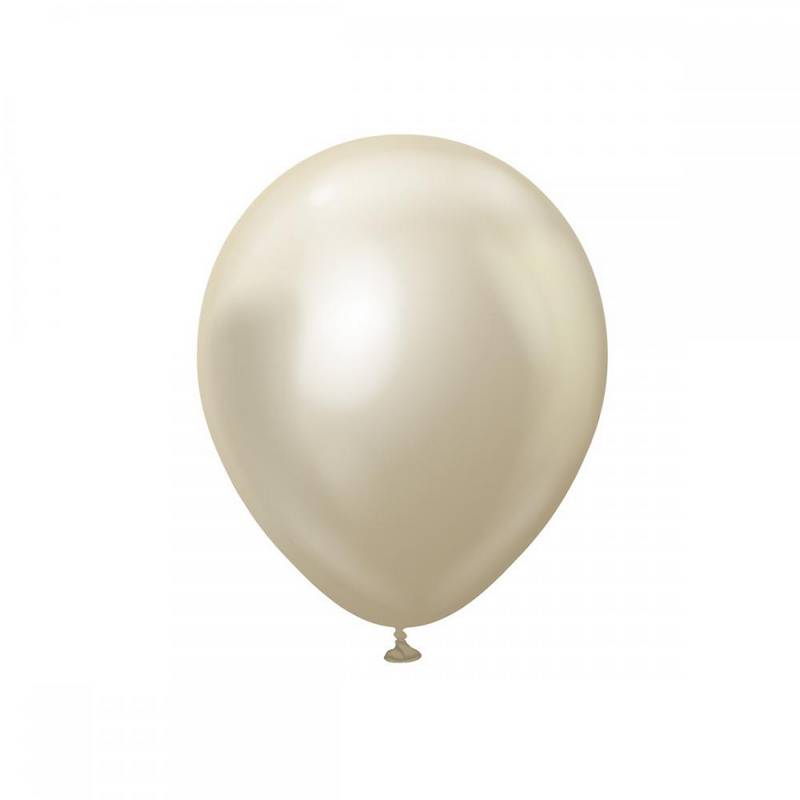 Premium Latexballoner Chrome White Gold - Temashop