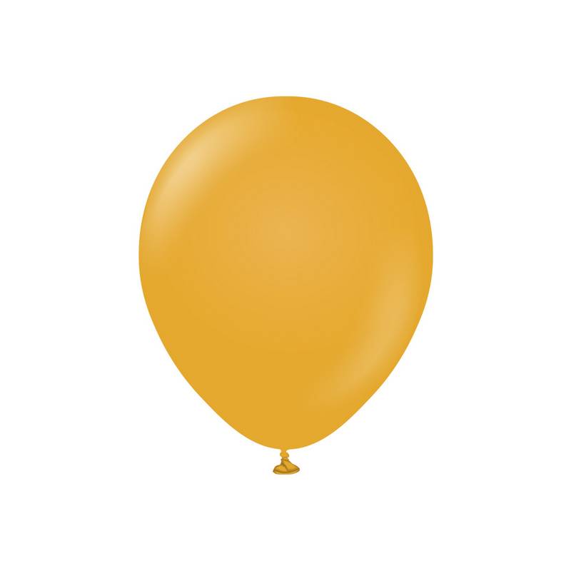 Premium Latexballoner Mustard | Gul tema Latexballoner - Temashop
