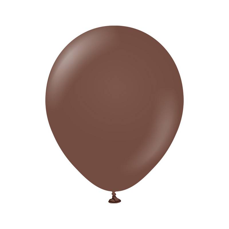 Premium Mellemstore Latexballoner Chocolate Brown - Temashop