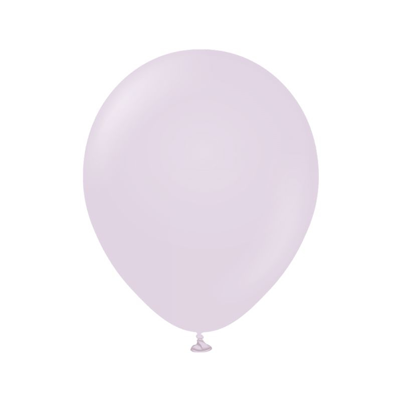 Premium Mellemstore Latexballoner Macaron Lilac - 25 stk (45 cm) | Lilla tema Latexballoner - Temashop