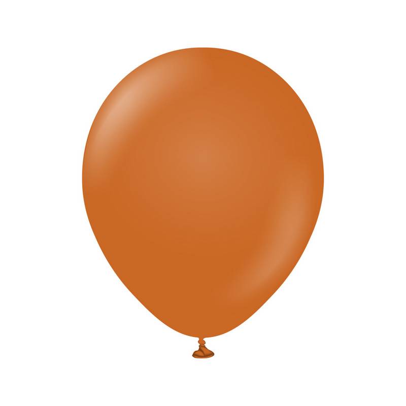 Premium Mellemstore Latexballoner Rust Orange - Temashop