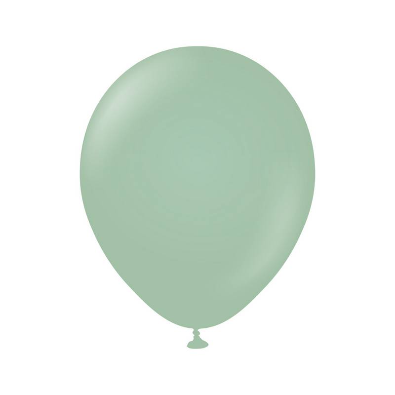 Premium Mellemstore Latexballoner Winter Green - Temashop