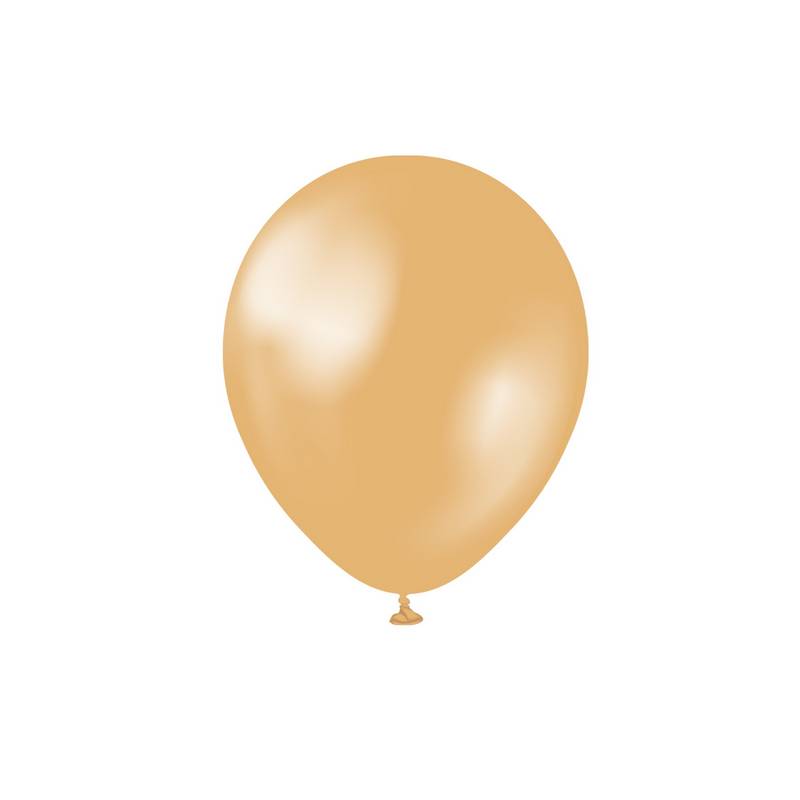 Premium Mini Latexballoner Metallic Guld - Temashop
