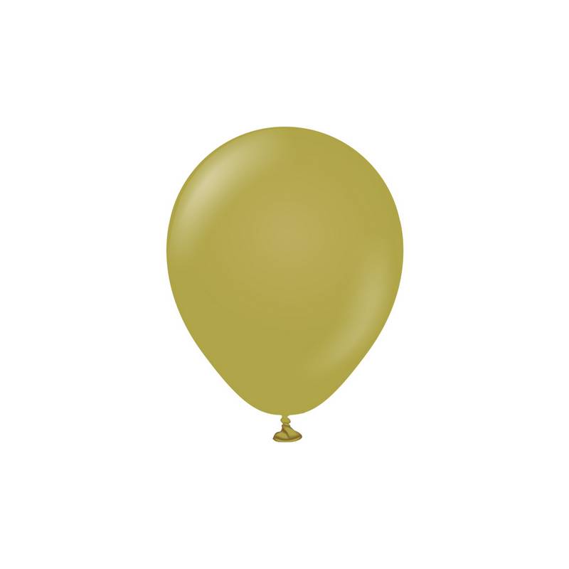 Premium Mini Latexballoner Olive - Temashop