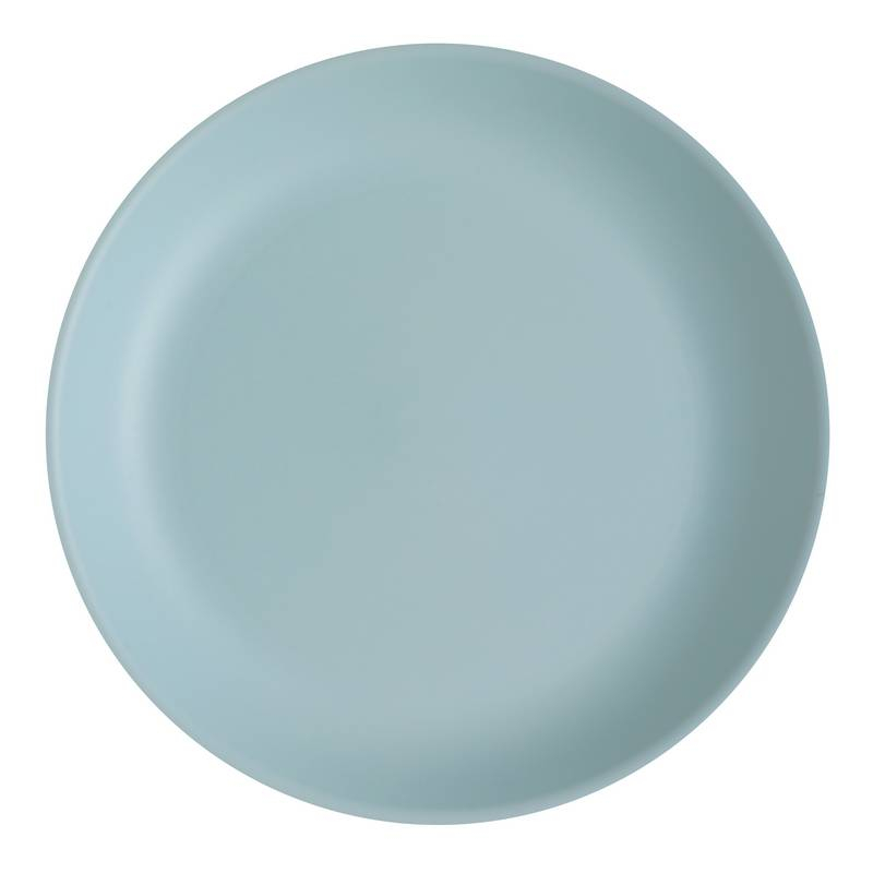 Premium Plastiktallerkener Himmelblå - 6 stk (27 cm) | Blåt tema Tallerkner - Temashop