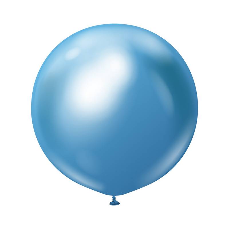 Premium Store Latexballoner Chrome Blå | Blåt tema Latexballoner - Temashop