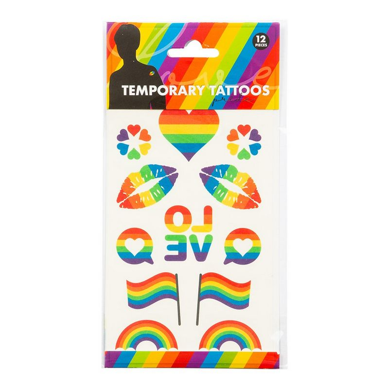 Pride Falske Tatoveringer (3 cm) | Pride Tatoveringer - Makeup & Negle - Temashop