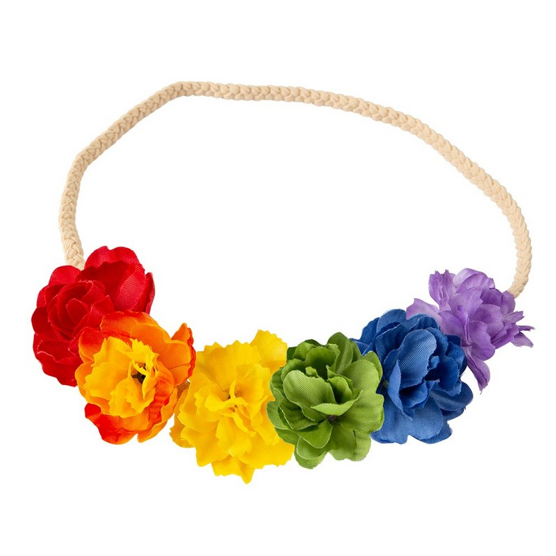 Pride Rose Hårbånd (19 cm) | Pride Hårbøjle / Pandebånd / Hårbånd - Hovedtilbehør - Temashop