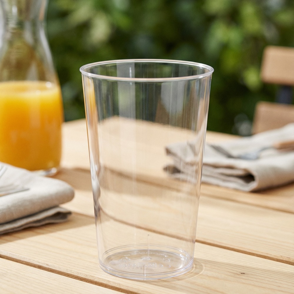 Engangsglas Klar Polystyren - 50 stk (300 ml) - Temashop