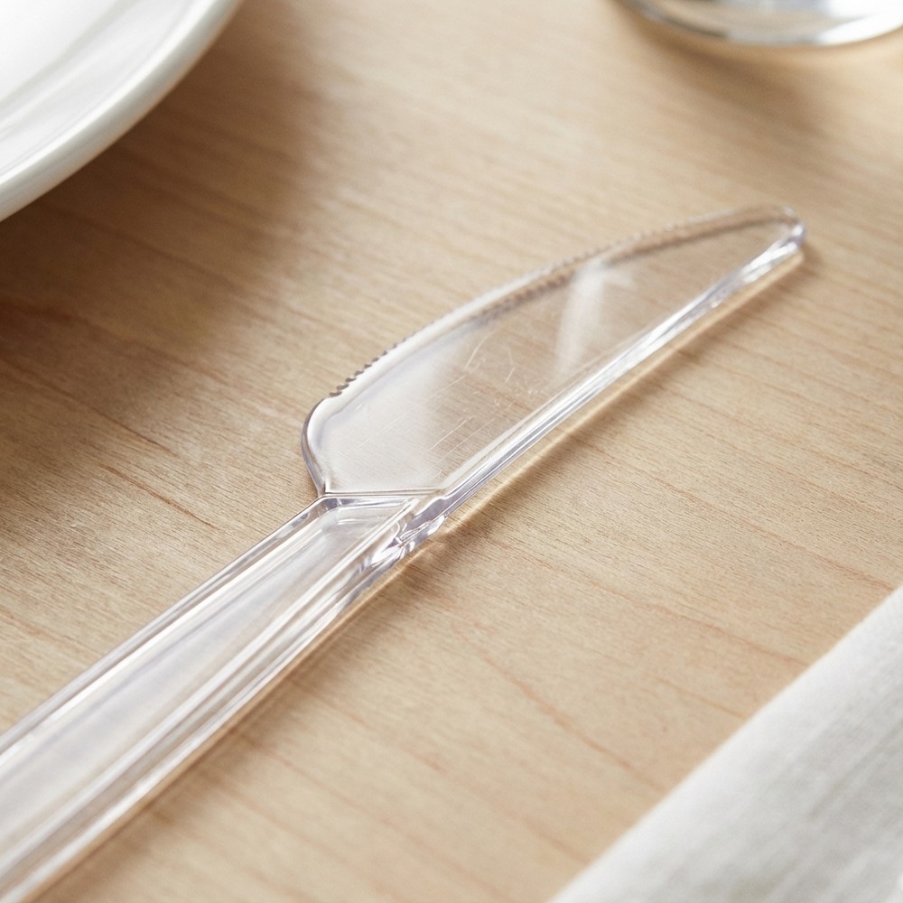 Genanvendelige Plastik Knive - 50 stk (18,5 cm) - Temashop
