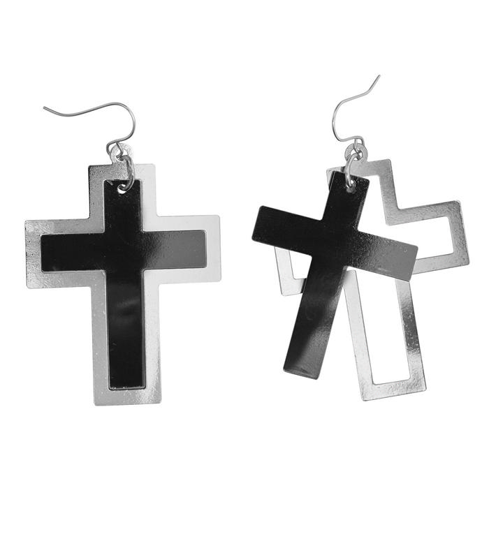 Punk Kors Øreringe | Gotisk Øreringe - Smykker - Temashop