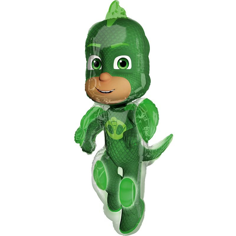 Pyjamasheltene: Gekko Folieballon - 1 stk (58 x 96 cm) | Pyjamasheltene Folieballoner - Temashop