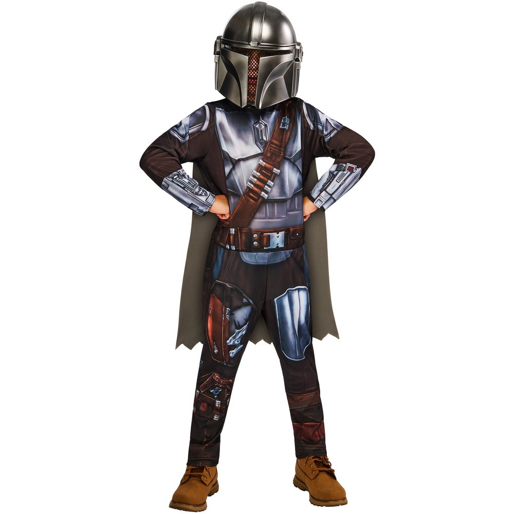 Star Wars The Mandalorian Børnekostume - TV-serier / Film kostume til børn i størrelserne 104 | The Mandalorian udklædning til børn - Temashop