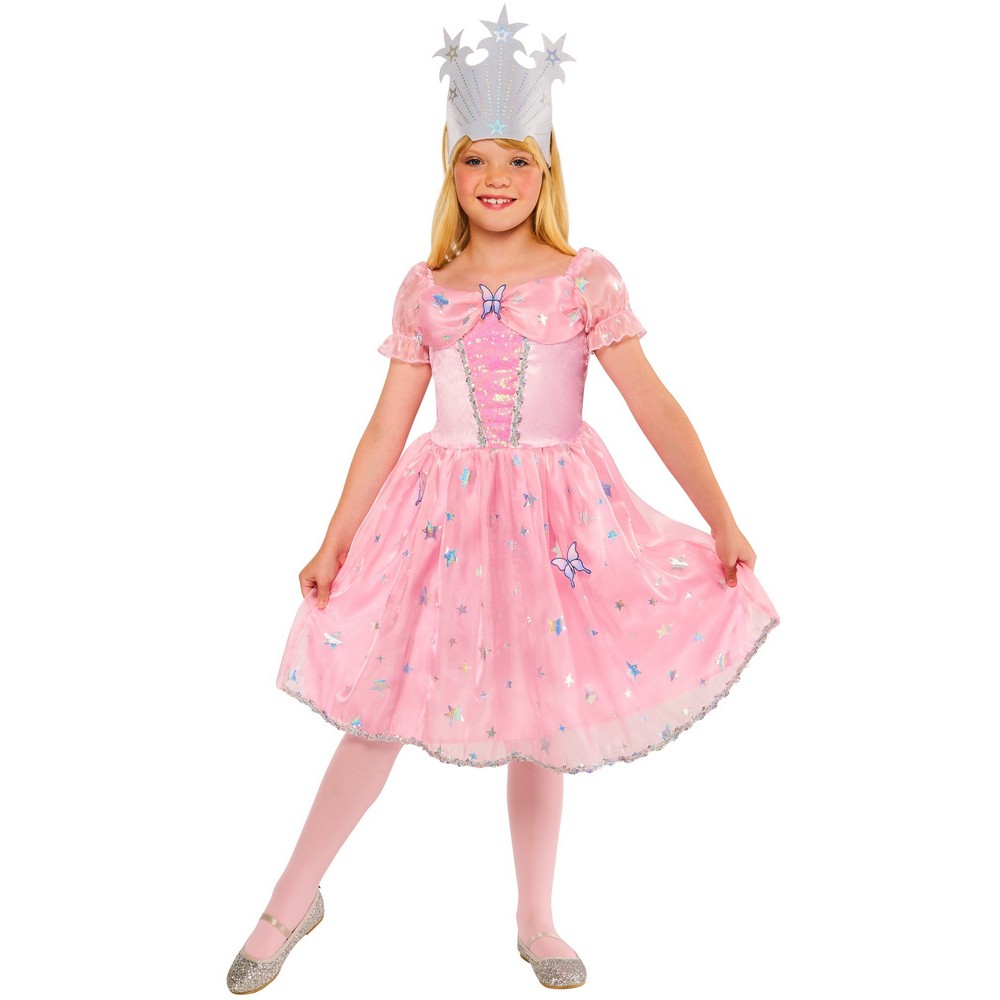 Wizard of Oz Glinda Børnekostume - TV-serier / Film kostume til børn i størrelserne 98-128 | Troldmanden fra Oz udklædning til børn - Temashop