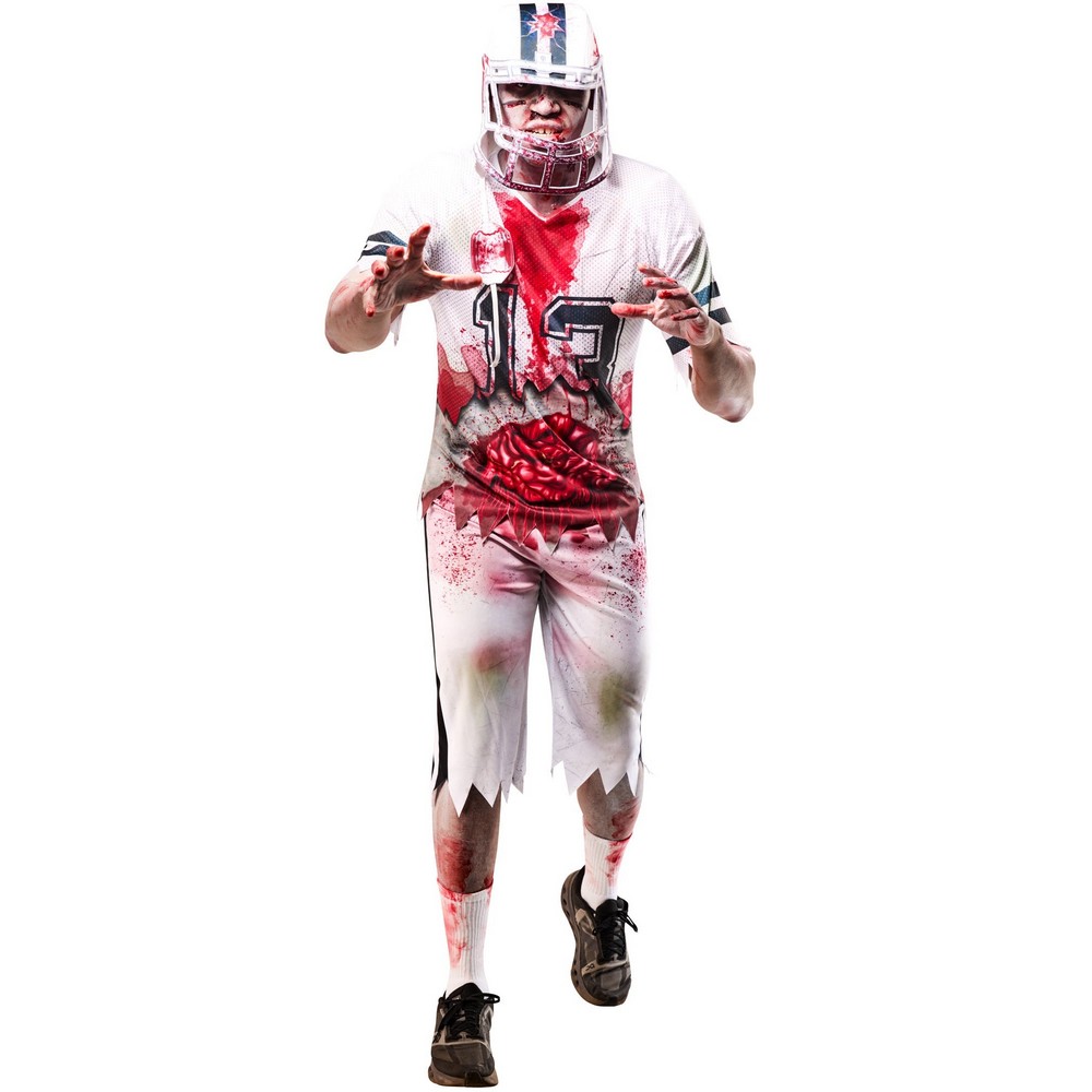 Zombie Amerikansk Fodboldspiller Kostume