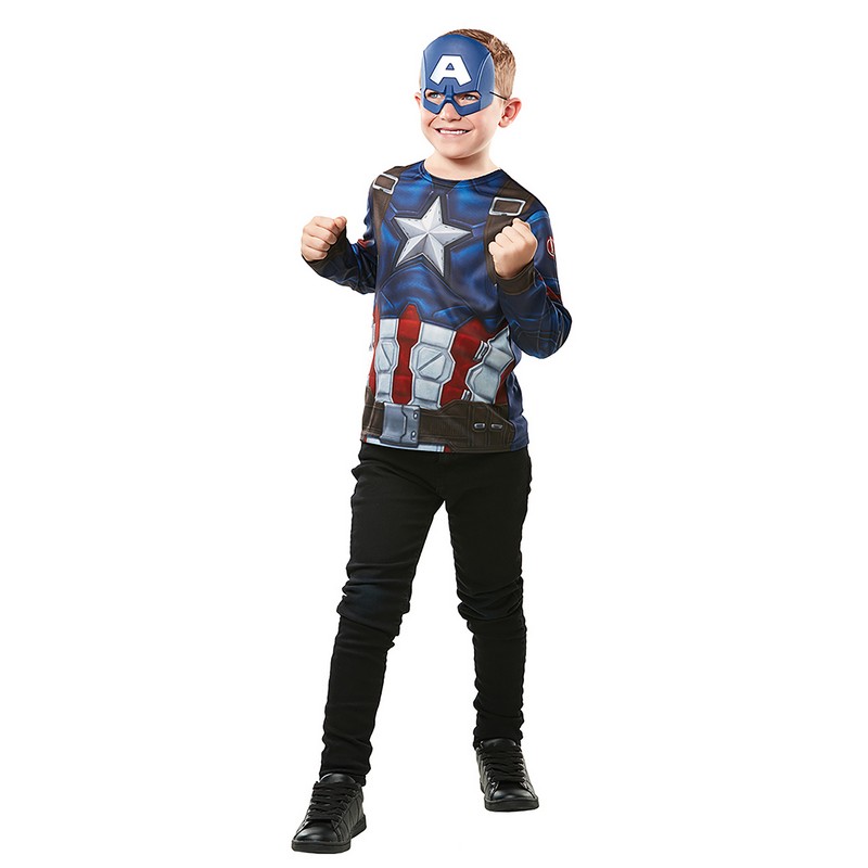 Captain AmericaÂ® Basic Børnekostume
