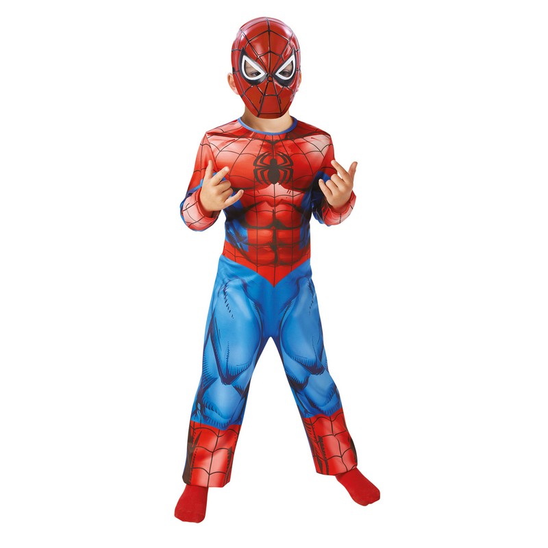Spiderman® Muskel Børnekostume