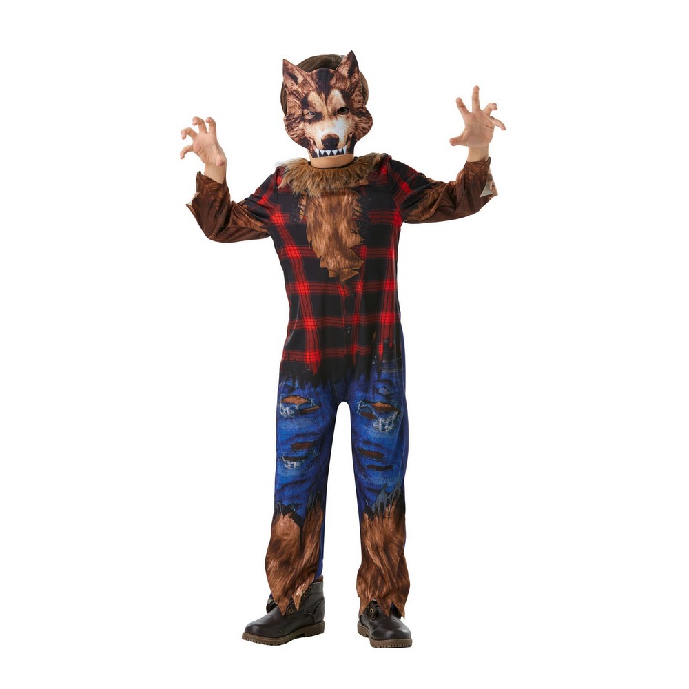Monster Varulv Børnekostume - Halloween kostume til børn i størrelserne 98-140 | Varulf udklædning til børn - Temashop