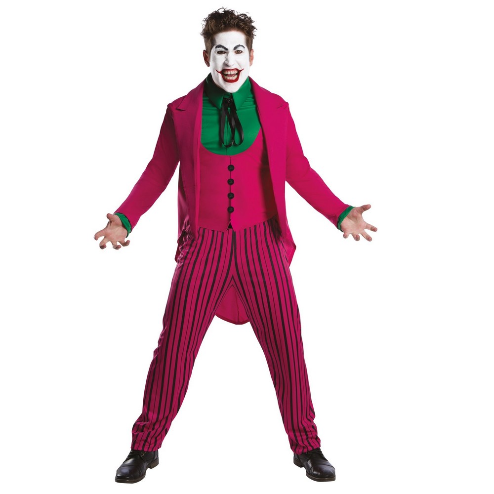 The Joker 1966 Kostume - Halloween kostume til voksne i størrelserne S-XL | Joker kostume til mænd - Temashop