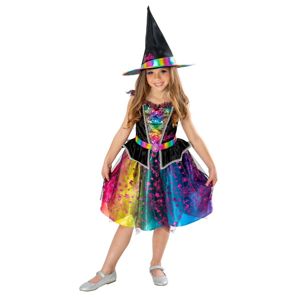 Barbie Heks Børnekostume - Børne TV kostume til børn i størrelserne 98-128 | Barbie udklædning til børn - Temashop